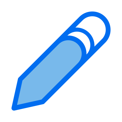 caneta Generic Blue Ícone