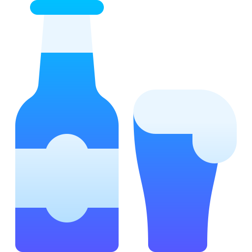 botella de cerveza Basic Gradient Gradient icono