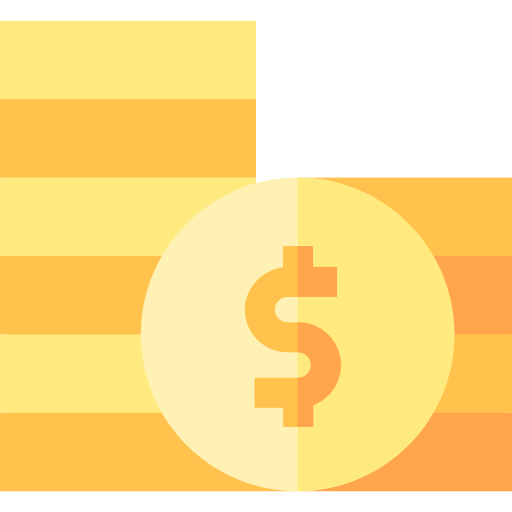 Деньги Basic Straight Flat иконка