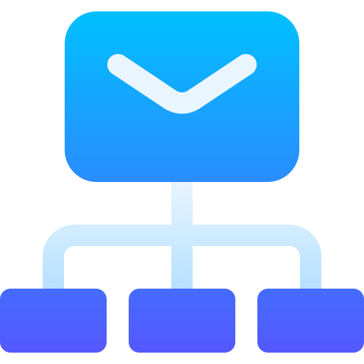 mail Basic Gradient Gradient icoon