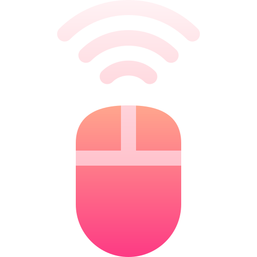 ワイヤレスマウス Basic Gradient Gradient icon