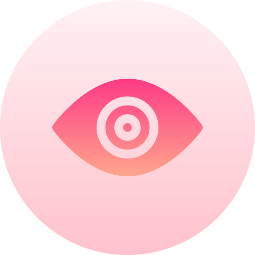surveillance Basic Gradient Circular Icône