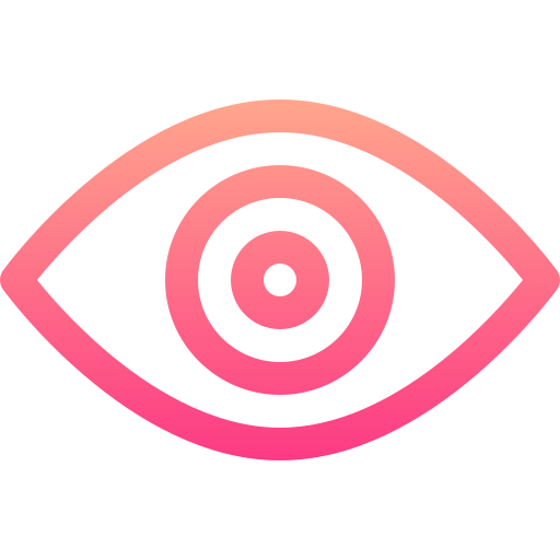 vigilancia Basic Gradient Lineal color icono