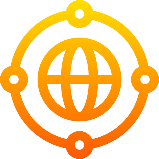 Network Basic Gradient Lineal color icon