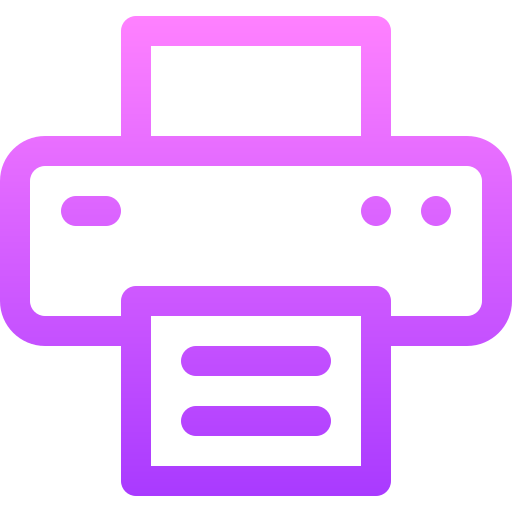 drucker Basic Gradient Lineal color icon