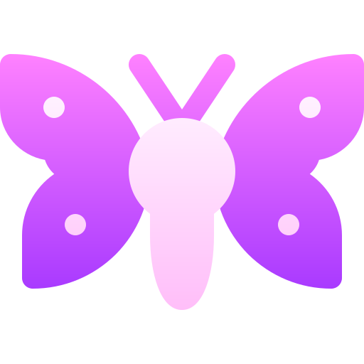papillon Basic Gradient Gradient Icône
