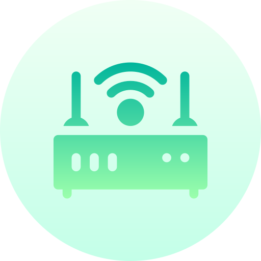routera Basic Gradient Circular ikona