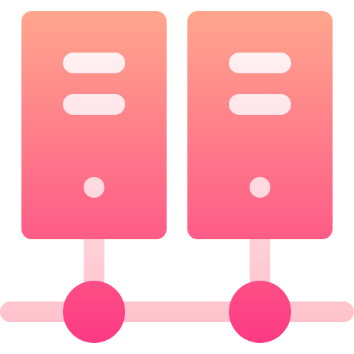 Сервер Basic Gradient Gradient иконка