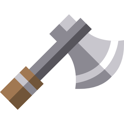 Axe Basic Straight Flat icon