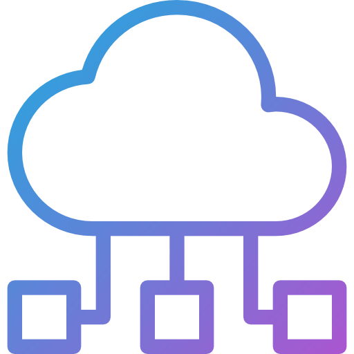 Cloud computing Dreamstale Gradient icon