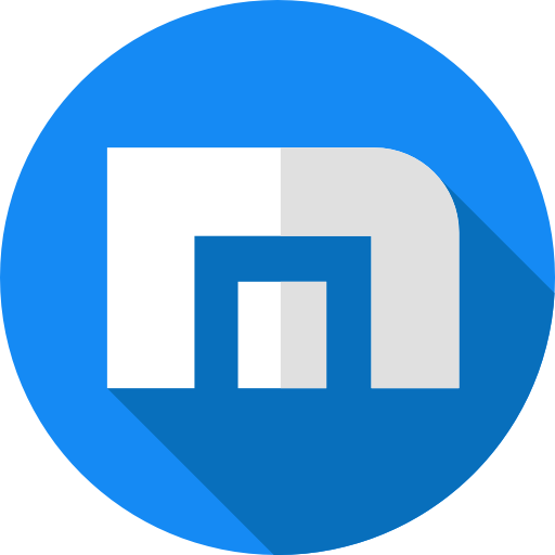 maxthon Flat Circular Flat icon