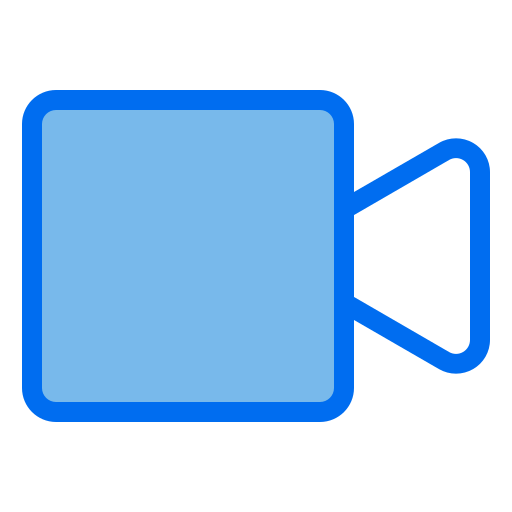 ビデオ Generic Blue icon