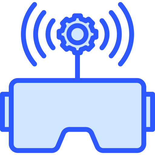 virtuelle realität Generic Blue icon
