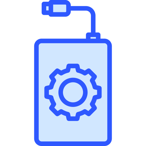外付けハードドライブ Generic Blue icon