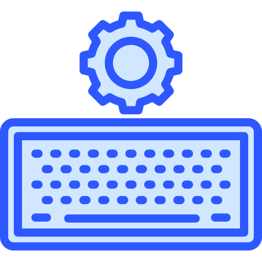 Keyboard Generic Blue icon