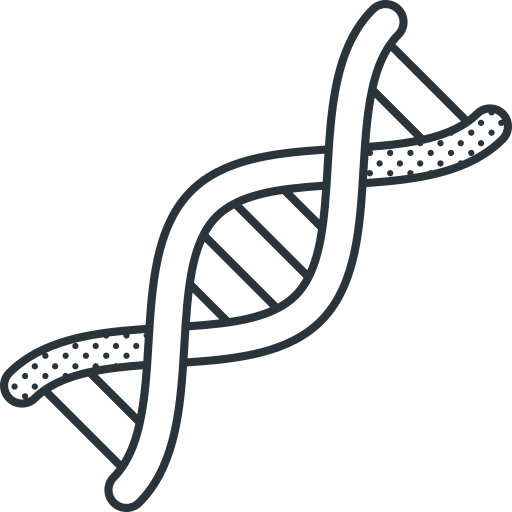 dna Detailed Offset Lineal icon