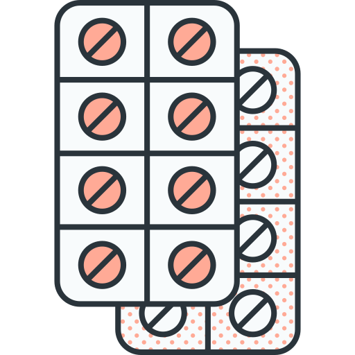 píldora Detailed Offset Lineal color icono