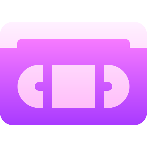 ビデオテープ Basic Gradient Gradient icon