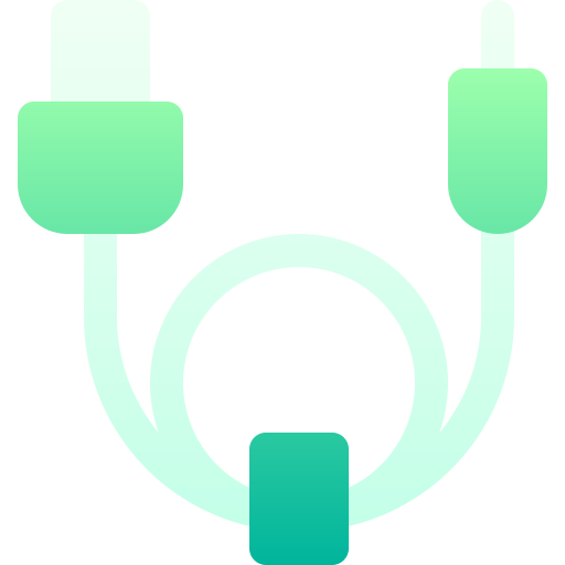 usb-stecker Basic Gradient Gradient icon