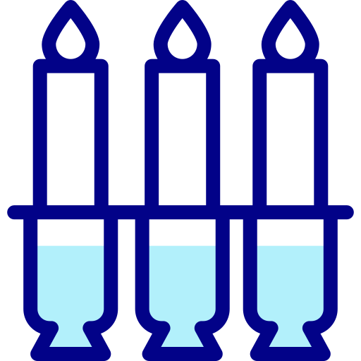 Candles Detailed Mixed Lineal color icon