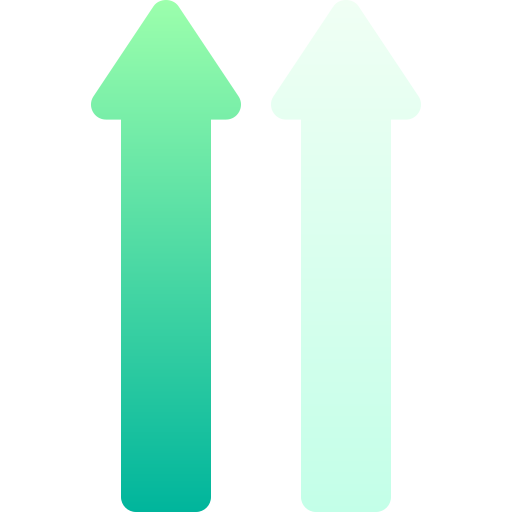 平行 Basic Gradient Gradient icon