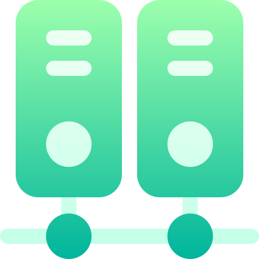 데이터 베이스 Basic Gradient Gradient icon