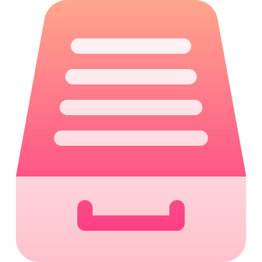 szuflada Basic Gradient Gradient ikona
