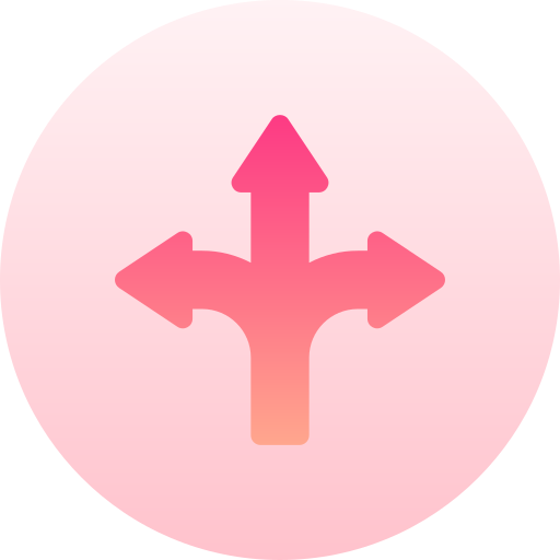 diviso Basic Gradient Circular icona