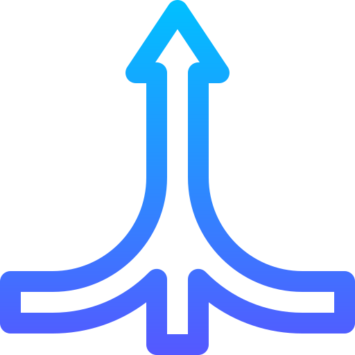 oben Basic Gradient Lineal color icon