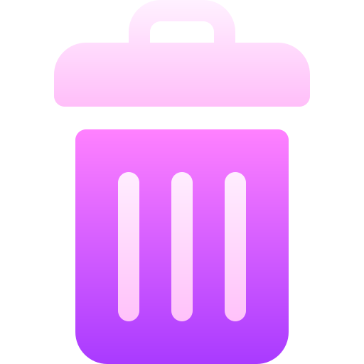 basura Basic Gradient Gradient icono