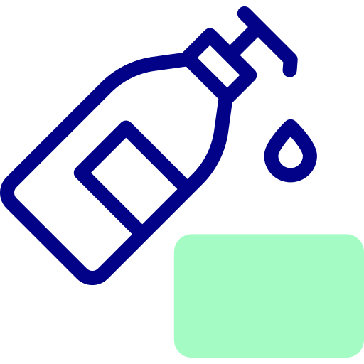 sapone liquido Detailed Mixed Lineal color icona