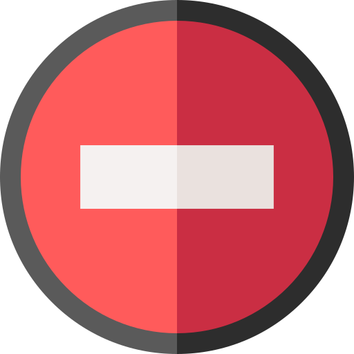Überholverbot Basic Straight Flat icon