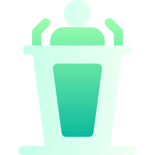 スピーチ Basic Gradient Gradient icon