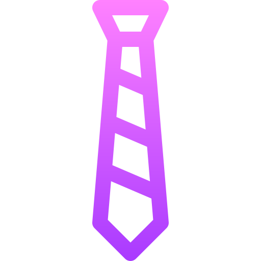 gravata Basic Gradient Lineal color Ícone