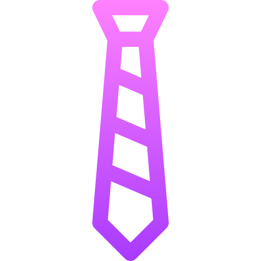 Tie Basic Gradient Lineal color icon