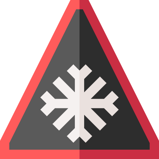 雪 Basic Straight Flat icon