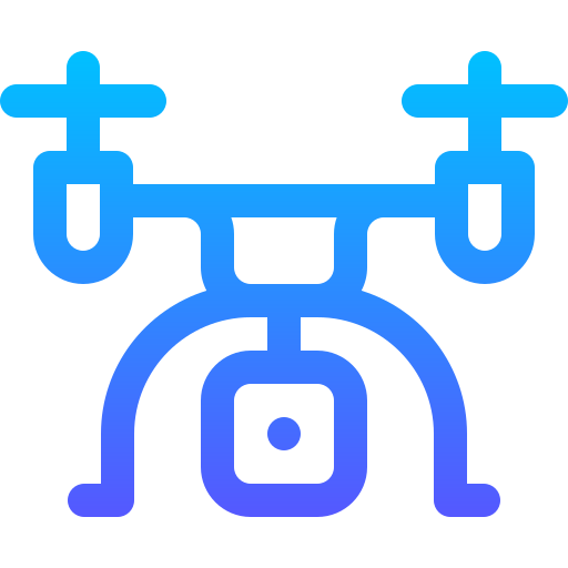 Drone Basic Gradient Lineal color icon
