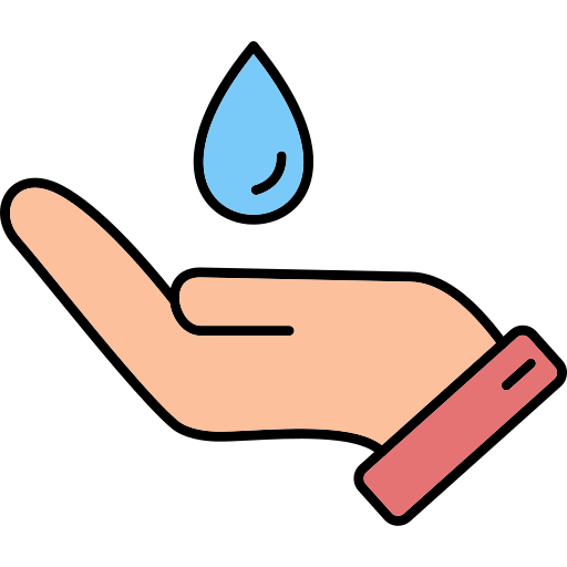 bespaar water Generic Thin Outline Color icoon