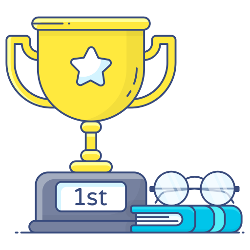 First prize Generic Thin Outline Color icon