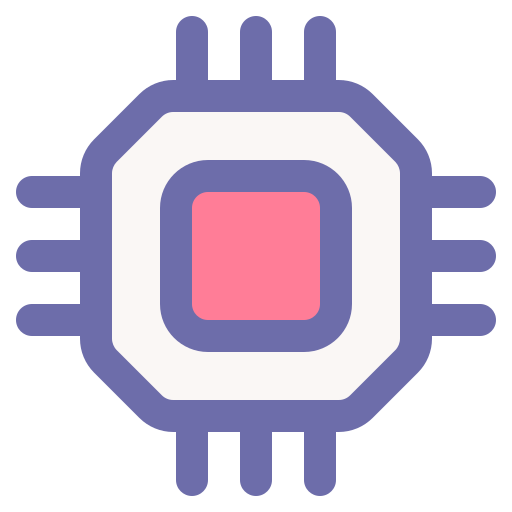 cpu Generic Outline Color icoon