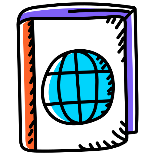 aprendizaje global Generic Hand Drawn Color icono
