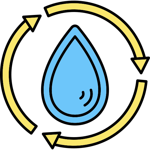 ciclo dell'acqua Generic Thin Outline Color icona