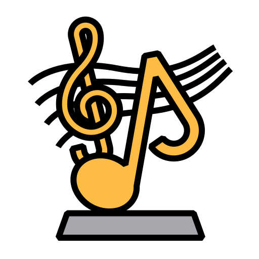 Music award Generic Outline Color icon