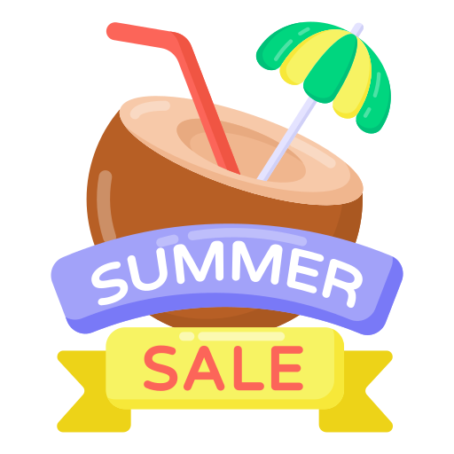 venta de verano Generic Flat icono