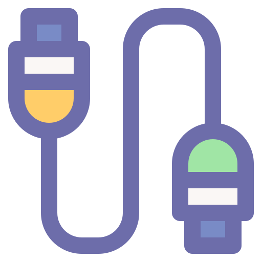 Usb cable Generic Outline Color icon