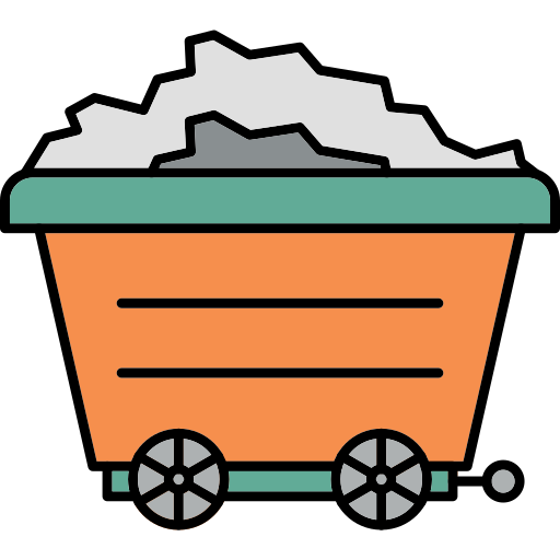 Coal Generic Thin Outline Color icon