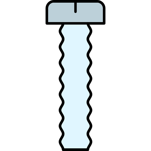 Bolt Generic Thin Outline Color icon