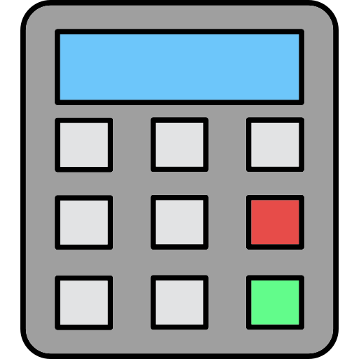contabilità Generic Thin Outline Color icona