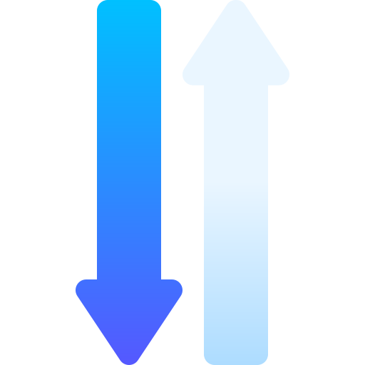 교환 Basic Gradient Gradient icon
