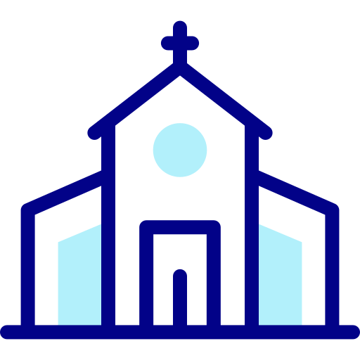 Церковь Detailed Mixed Lineal color иконка